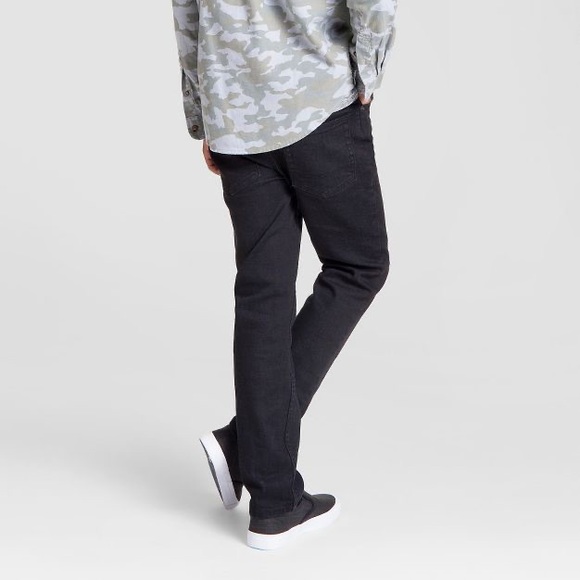 Boys' Straight Fit Stretch Jeans - Cat & Jack™ - Picture 2 of 2